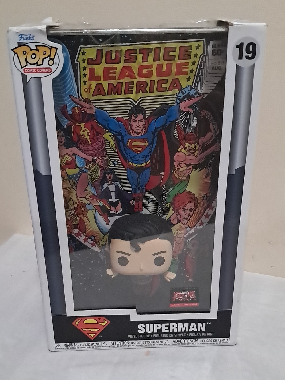 Funko Pop! Superman Comic Cover Edition - Red, Blue, Black